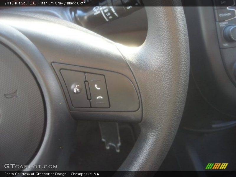 Titanium Gray / Black Cloth 2013 Kia Soul 1.6