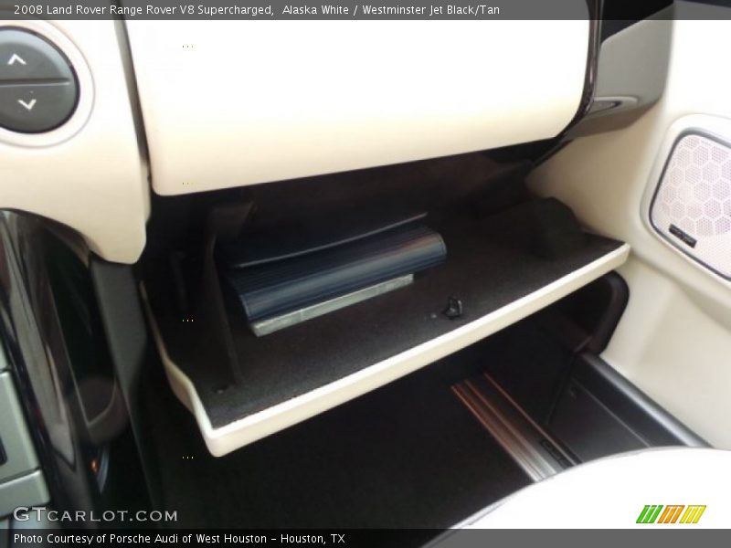 Alaska White / Westminster Jet Black/Tan 2008 Land Rover Range Rover V8 Supercharged