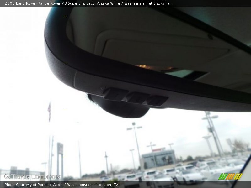Alaska White / Westminster Jet Black/Tan 2008 Land Rover Range Rover V8 Supercharged