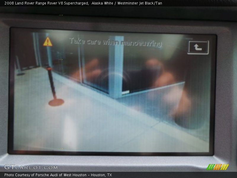 Alaska White / Westminster Jet Black/Tan 2008 Land Rover Range Rover V8 Supercharged