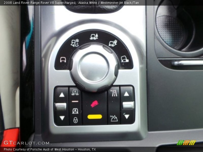 Alaska White / Westminster Jet Black/Tan 2008 Land Rover Range Rover V8 Supercharged