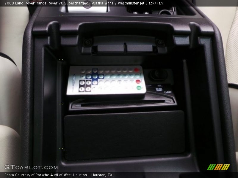 Alaska White / Westminster Jet Black/Tan 2008 Land Rover Range Rover V8 Supercharged