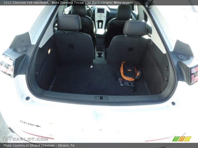 White Diamond Tricoat / Jet Black/Ceramic White Accents 2012 Chevrolet Volt Hatchback