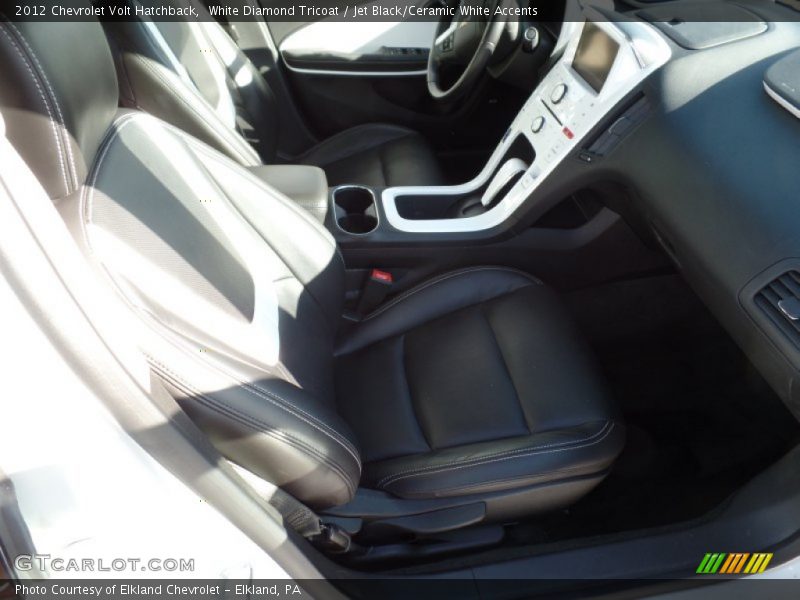 White Diamond Tricoat / Jet Black/Ceramic White Accents 2012 Chevrolet Volt Hatchback