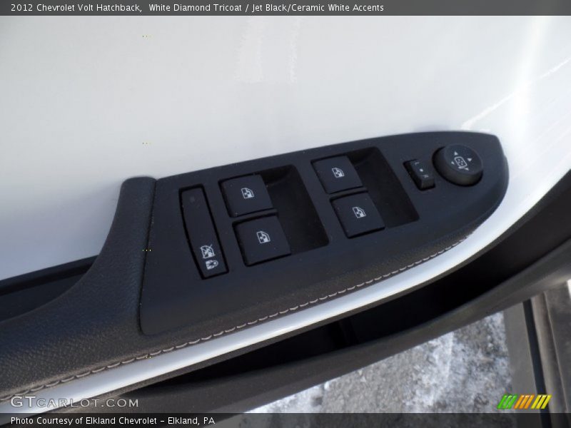 White Diamond Tricoat / Jet Black/Ceramic White Accents 2012 Chevrolet Volt Hatchback