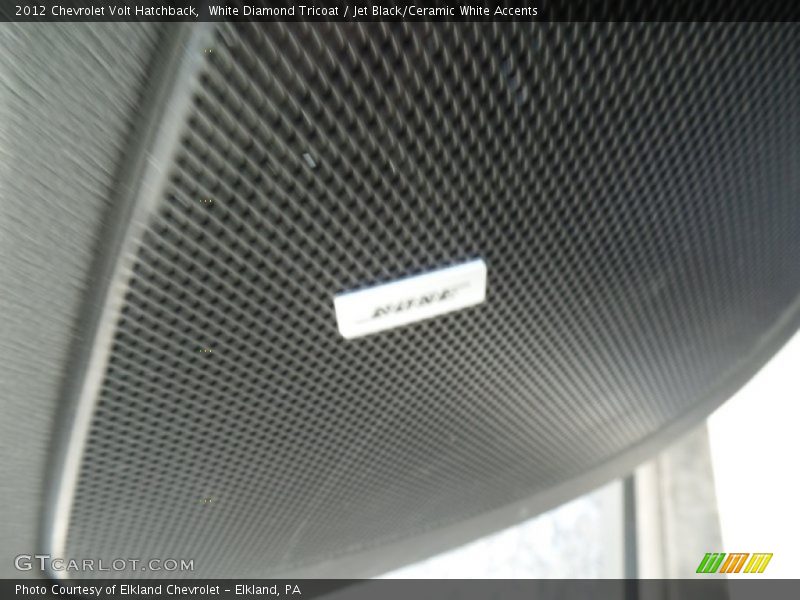 White Diamond Tricoat / Jet Black/Ceramic White Accents 2012 Chevrolet Volt Hatchback
