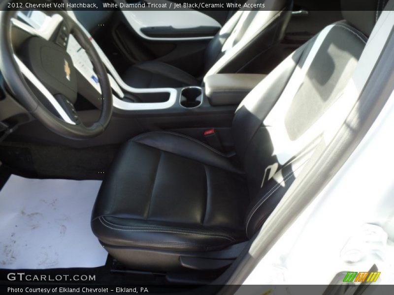 White Diamond Tricoat / Jet Black/Ceramic White Accents 2012 Chevrolet Volt Hatchback