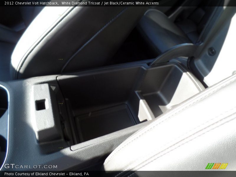White Diamond Tricoat / Jet Black/Ceramic White Accents 2012 Chevrolet Volt Hatchback