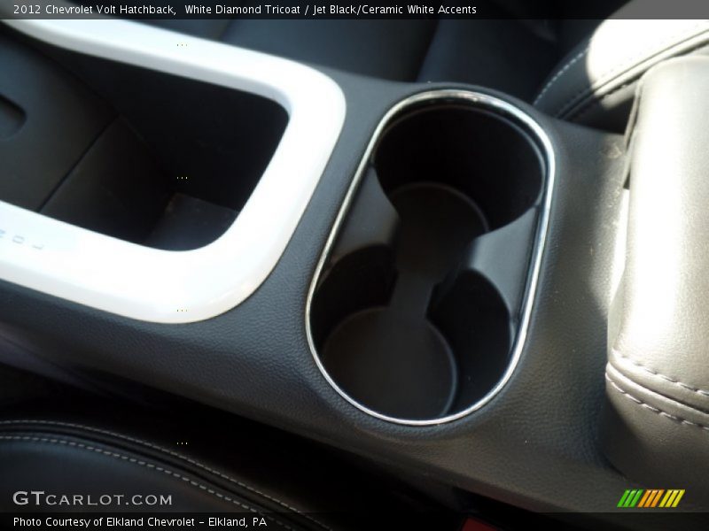 White Diamond Tricoat / Jet Black/Ceramic White Accents 2012 Chevrolet Volt Hatchback