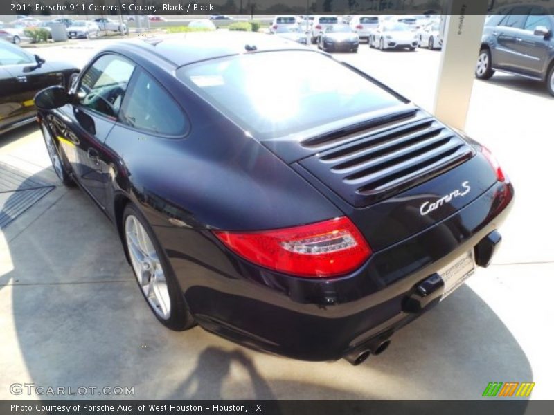Black / Black 2011 Porsche 911 Carrera S Coupe