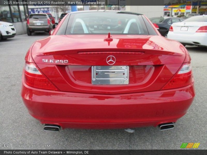 Mars Red / Sahara Beige 2015 Mercedes-Benz SLK 250 Roadster