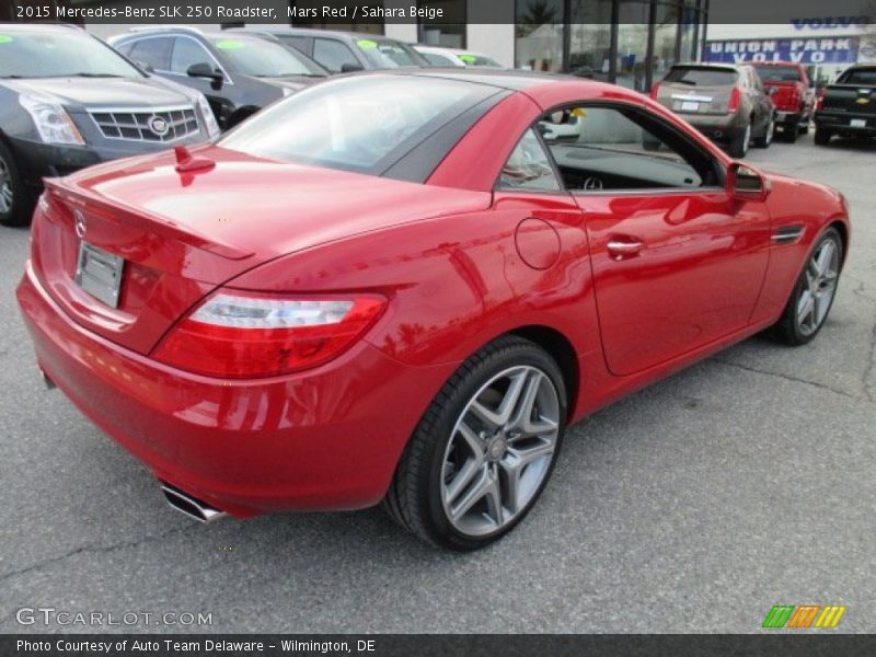 Mars Red / Sahara Beige 2015 Mercedes-Benz SLK 250 Roadster