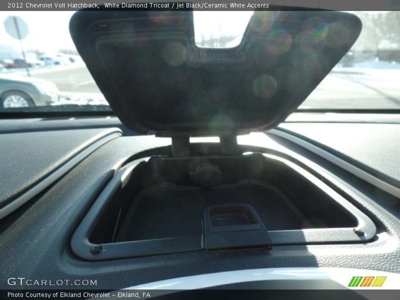 White Diamond Tricoat / Jet Black/Ceramic White Accents 2012 Chevrolet Volt Hatchback