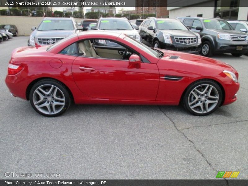 Mars Red / Sahara Beige 2015 Mercedes-Benz SLK 250 Roadster