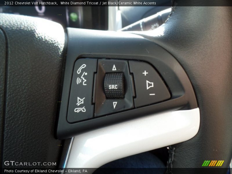 White Diamond Tricoat / Jet Black/Ceramic White Accents 2012 Chevrolet Volt Hatchback