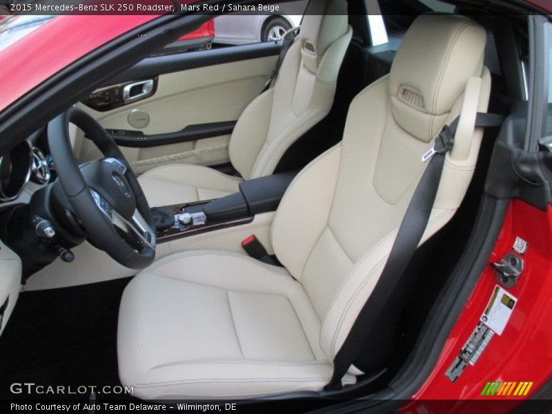 Mars Red / Sahara Beige 2015 Mercedes-Benz SLK 250 Roadster