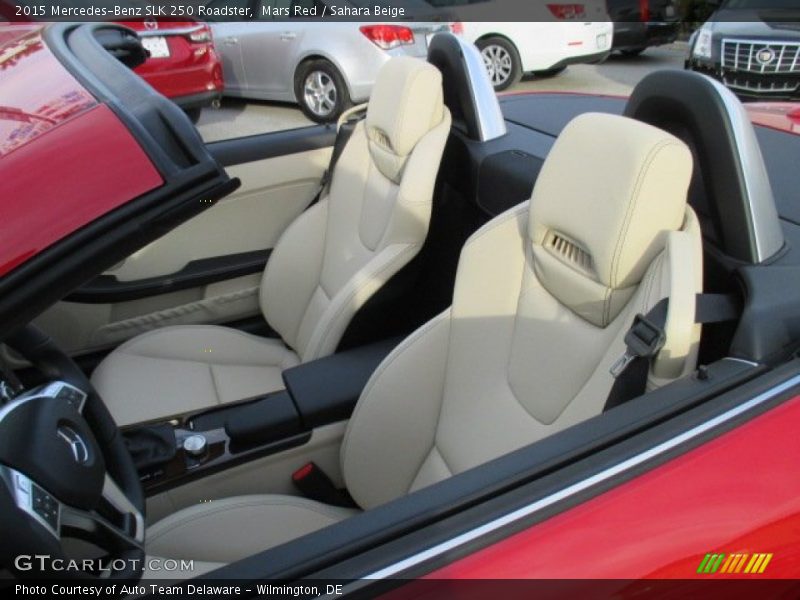 Mars Red / Sahara Beige 2015 Mercedes-Benz SLK 250 Roadster