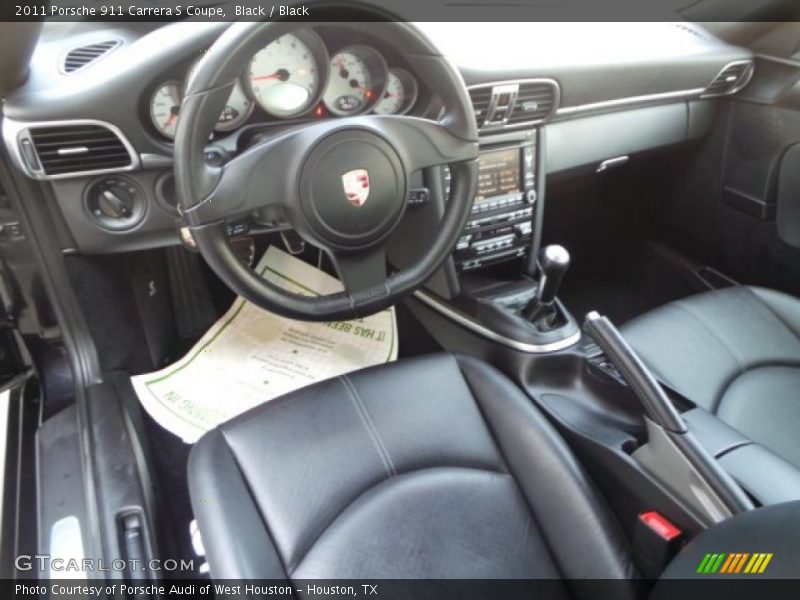 Black / Black 2011 Porsche 911 Carrera S Coupe