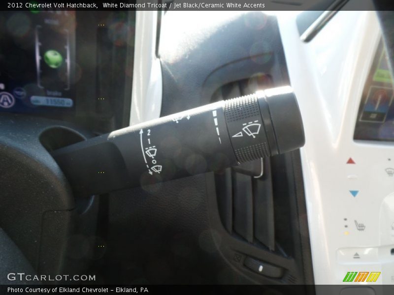 White Diamond Tricoat / Jet Black/Ceramic White Accents 2012 Chevrolet Volt Hatchback