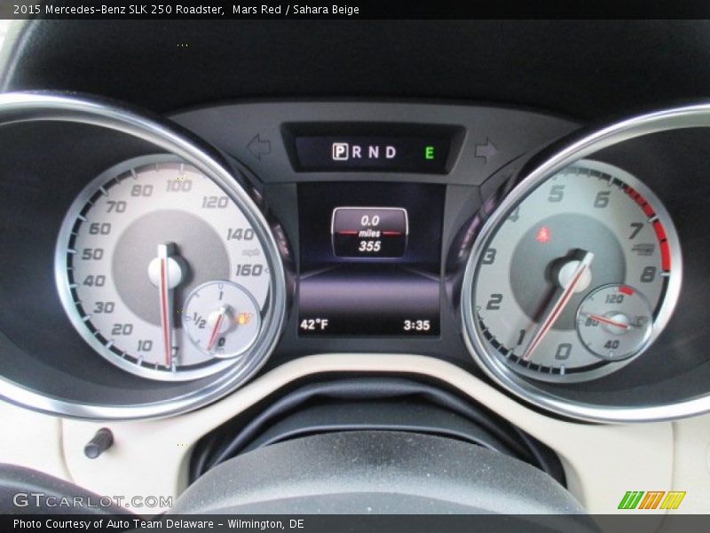 Mars Red / Sahara Beige 2015 Mercedes-Benz SLK 250 Roadster