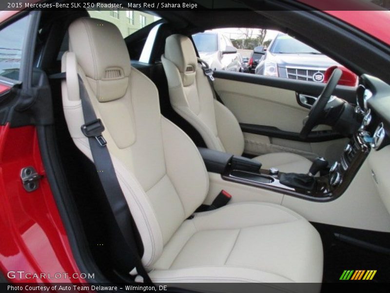 Mars Red / Sahara Beige 2015 Mercedes-Benz SLK 250 Roadster