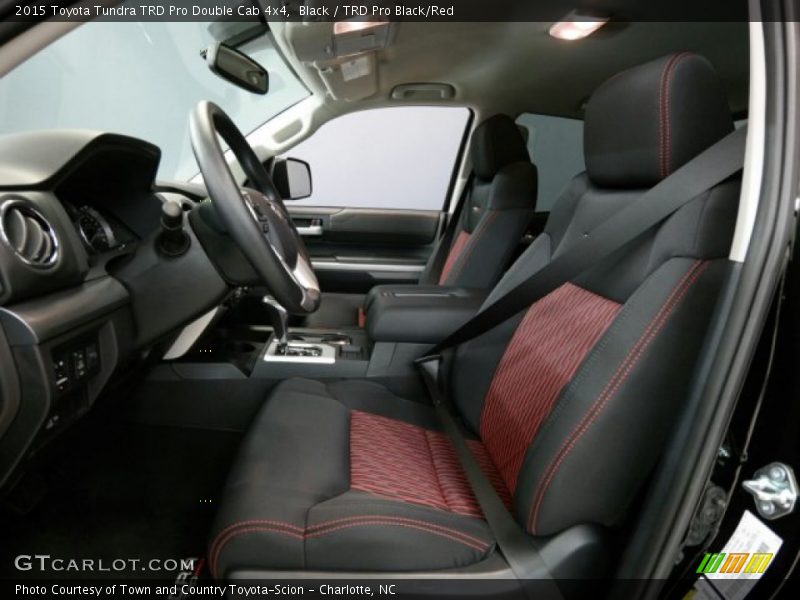 Front Seat of 2015 Tundra TRD Pro Double Cab 4x4