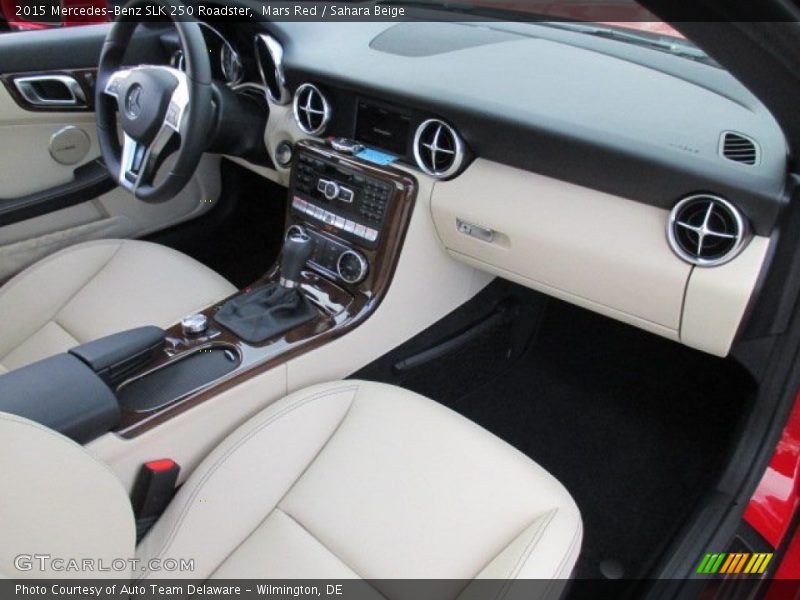 Mars Red / Sahara Beige 2015 Mercedes-Benz SLK 250 Roadster