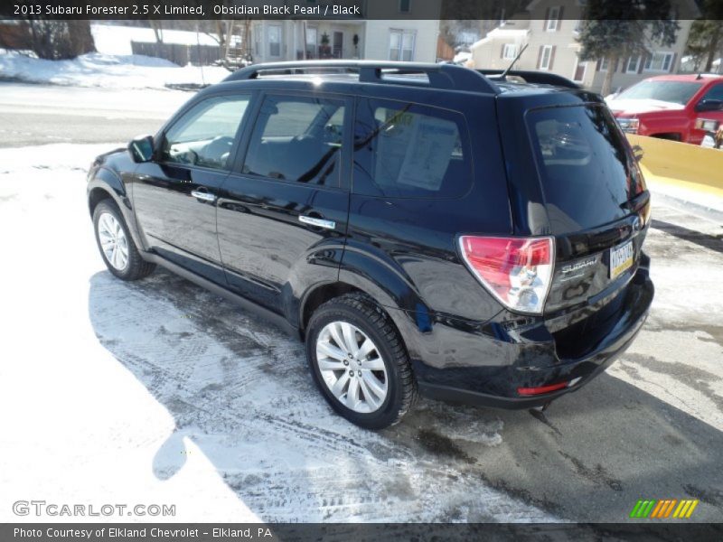 Obsidian Black Pearl / Black 2013 Subaru Forester 2.5 X Limited
