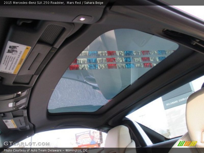 Mars Red / Sahara Beige 2015 Mercedes-Benz SLK 250 Roadster