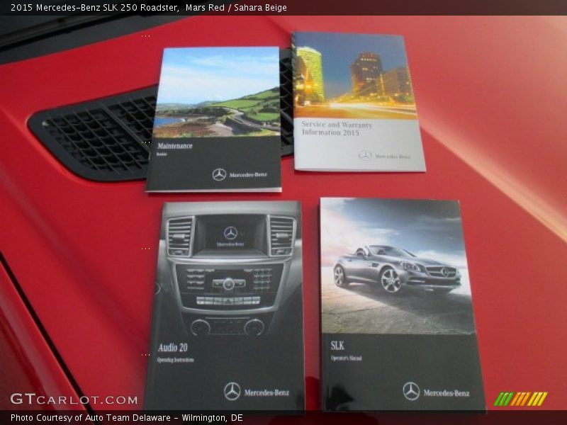 Mars Red / Sahara Beige 2015 Mercedes-Benz SLK 250 Roadster