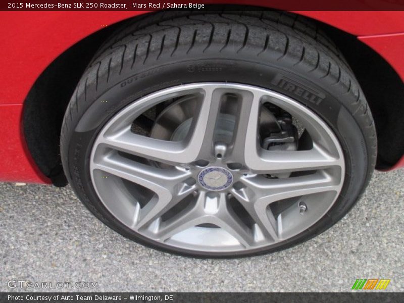 Mars Red / Sahara Beige 2015 Mercedes-Benz SLK 250 Roadster