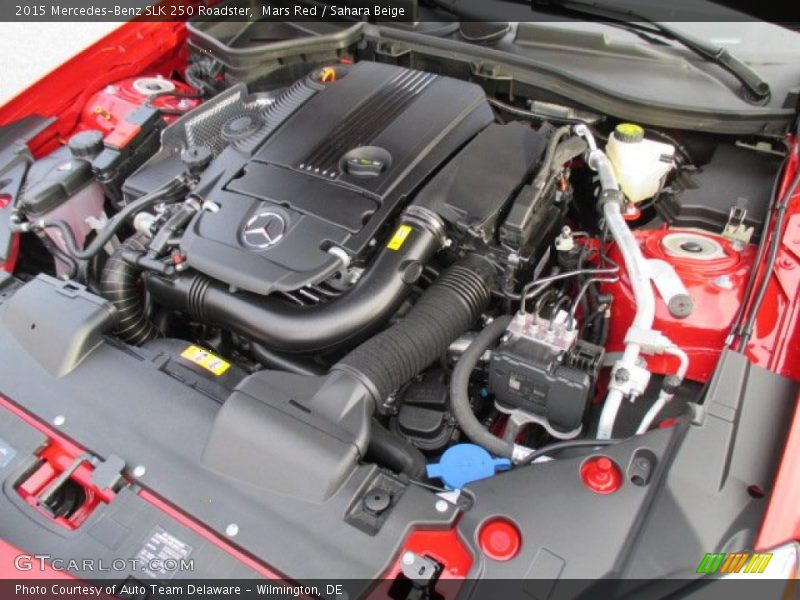 Mars Red / Sahara Beige 2015 Mercedes-Benz SLK 250 Roadster