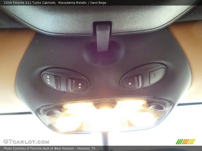 Macadamia Metallic / Sand Beige 2009 Porsche 911 Turbo Cabriolet