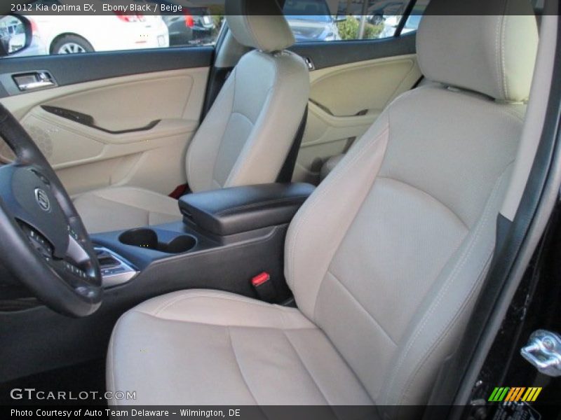 Ebony Black / Beige 2012 Kia Optima EX