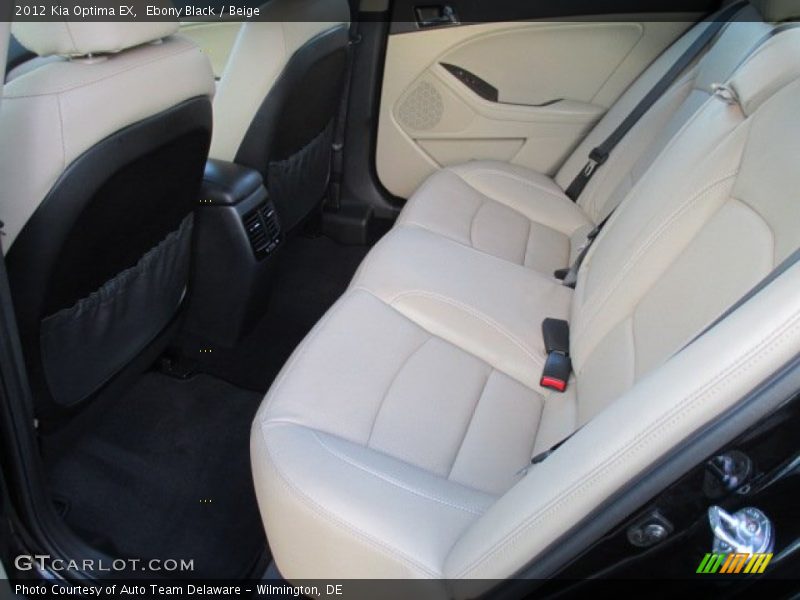 Ebony Black / Beige 2012 Kia Optima EX