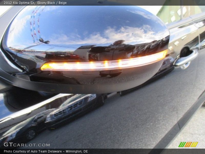 Ebony Black / Beige 2012 Kia Optima EX