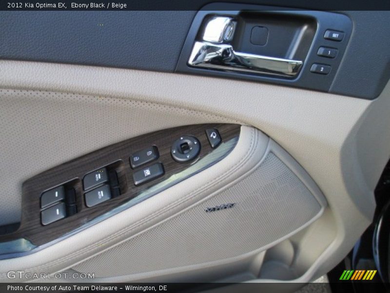 Ebony Black / Beige 2012 Kia Optima EX