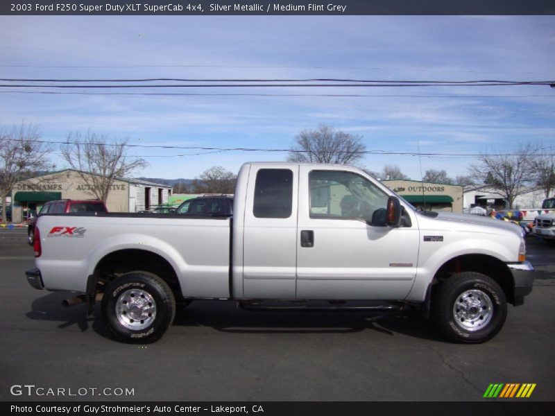  2003 F250 Super Duty XLT SuperCab 4x4 Silver Metallic