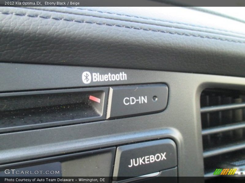 Ebony Black / Beige 2012 Kia Optima EX