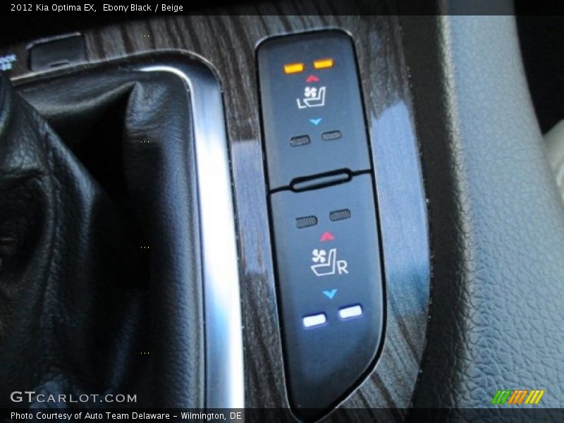Ebony Black / Beige 2012 Kia Optima EX