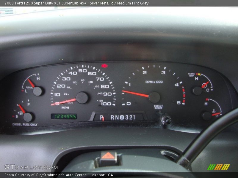  2003 F250 Super Duty XLT SuperCab 4x4 XLT SuperCab 4x4 Gauges