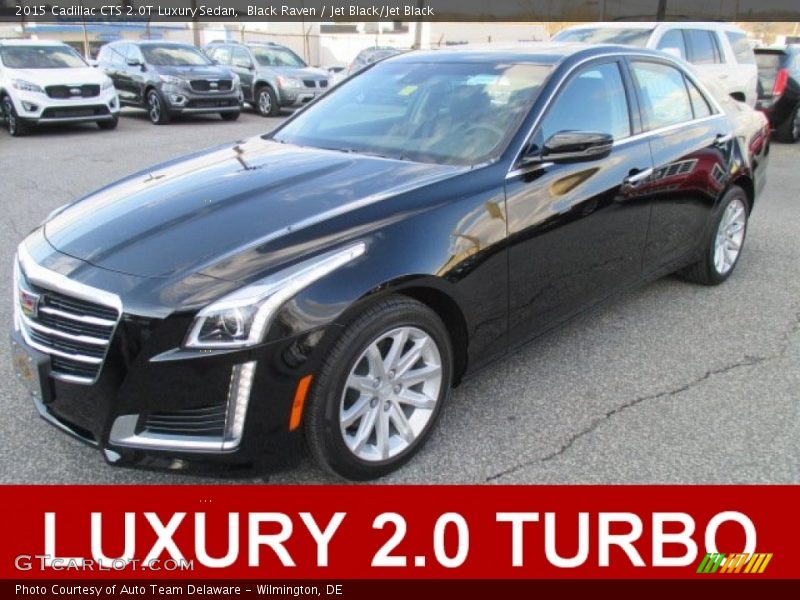 Black Raven / Jet Black/Jet Black 2015 Cadillac CTS 2.0T Luxury Sedan