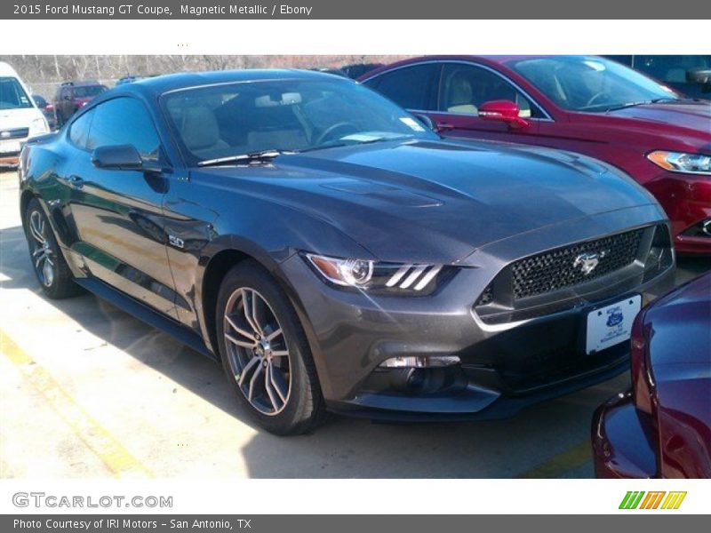 Magnetic Metallic / Ebony 2015 Ford Mustang GT Coupe