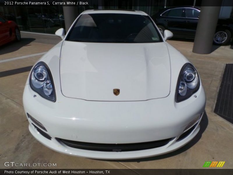 Carrara White / Black 2012 Porsche Panamera S