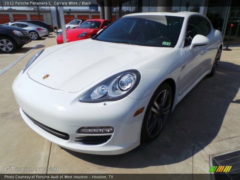 Carrara White / Black 2012 Porsche Panamera S