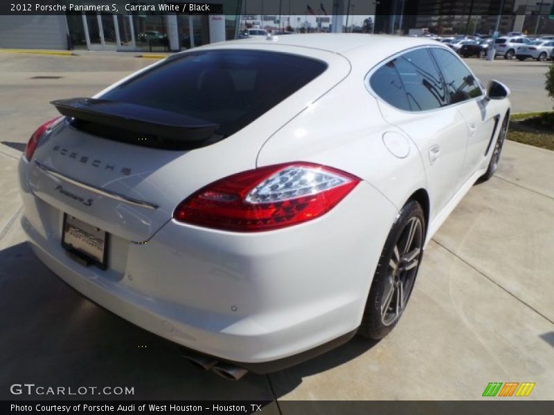 Carrara White / Black 2012 Porsche Panamera S