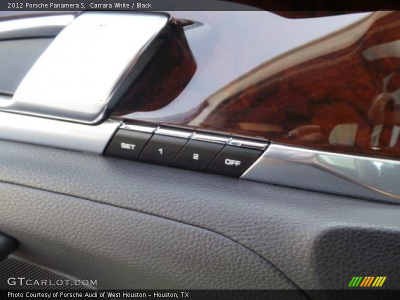 Carrara White / Black 2012 Porsche Panamera S