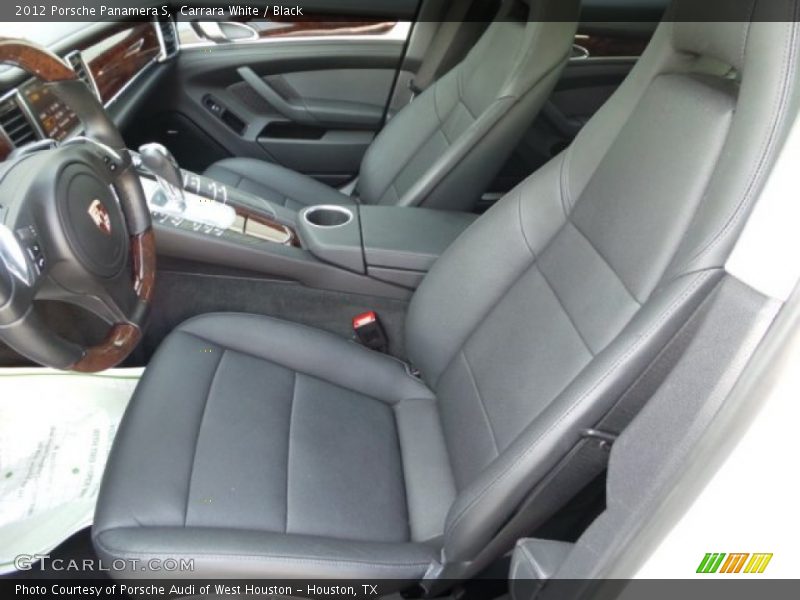 Carrara White / Black 2012 Porsche Panamera S