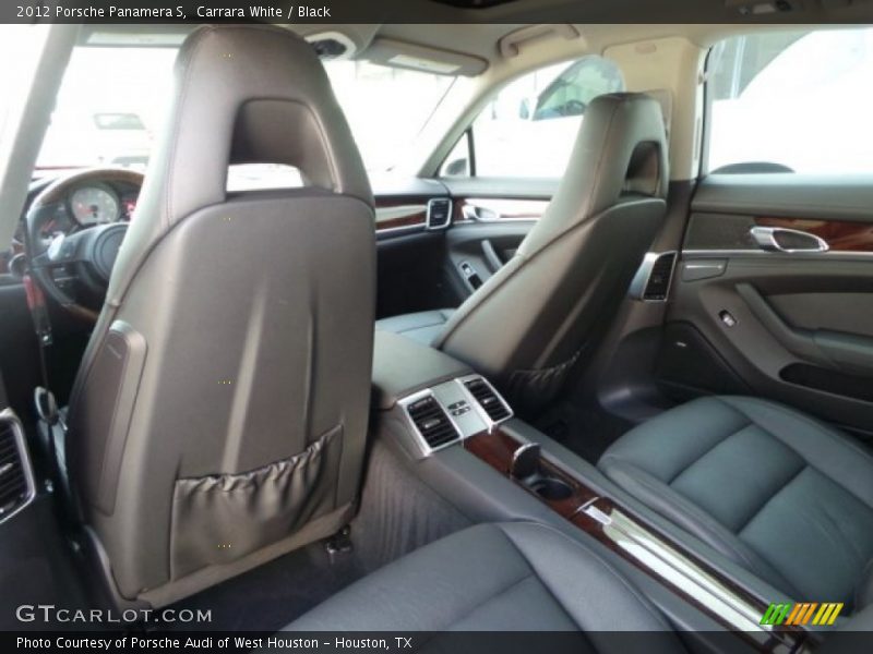 Carrara White / Black 2012 Porsche Panamera S