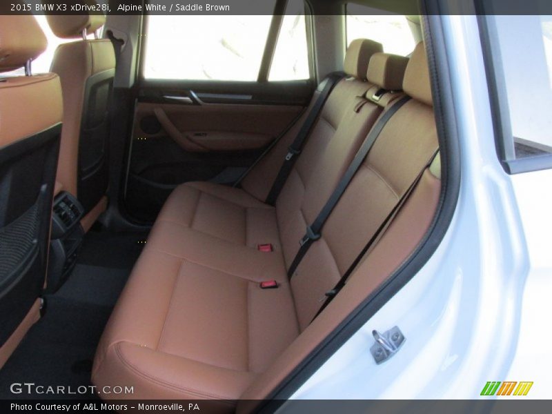 Alpine White / Saddle Brown 2015 BMW X3 xDrive28i